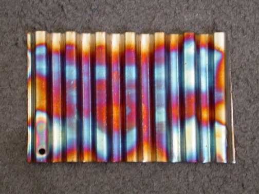 Scorched Corrugated Strip Twisty Scorched Corrugated Strip Twisty 
